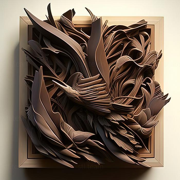 3D модель Джейн Фрімен, американська художниця (STL)